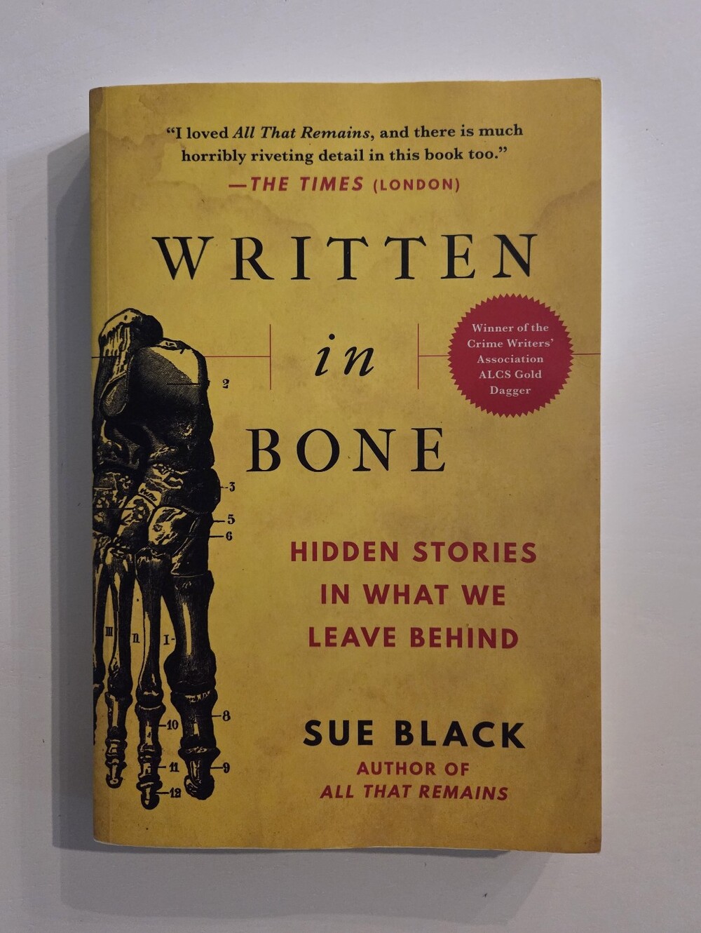 Written in Bone Book By Sue Black, Non-fiction, Hardcover